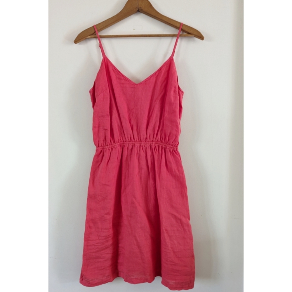 J. Crew Linen Spaghetti Strap Dress - Size XS